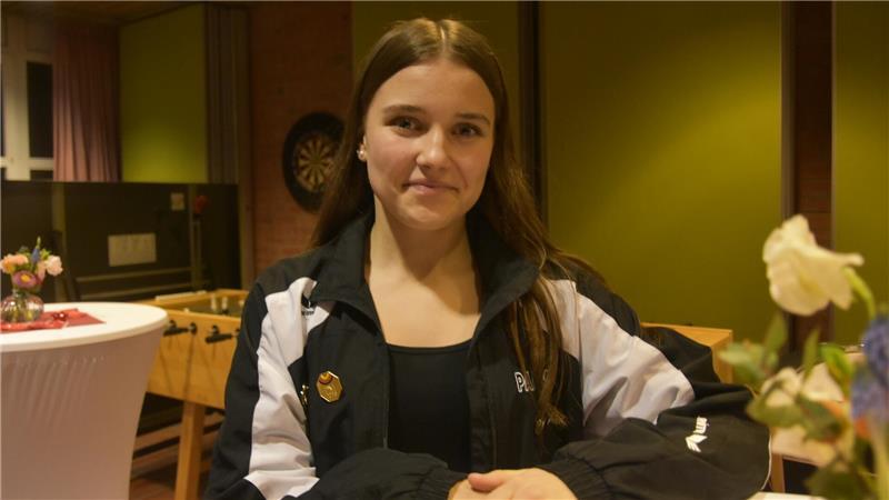 Lilly Jung gefällt es im Schützenverein Ladekop ausgesprochen gut.