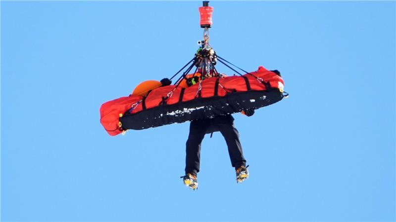 Lindsey Vonn wurde nach ihrem Sturz mit dem Helikopter abtransportiert. (Archivbild)