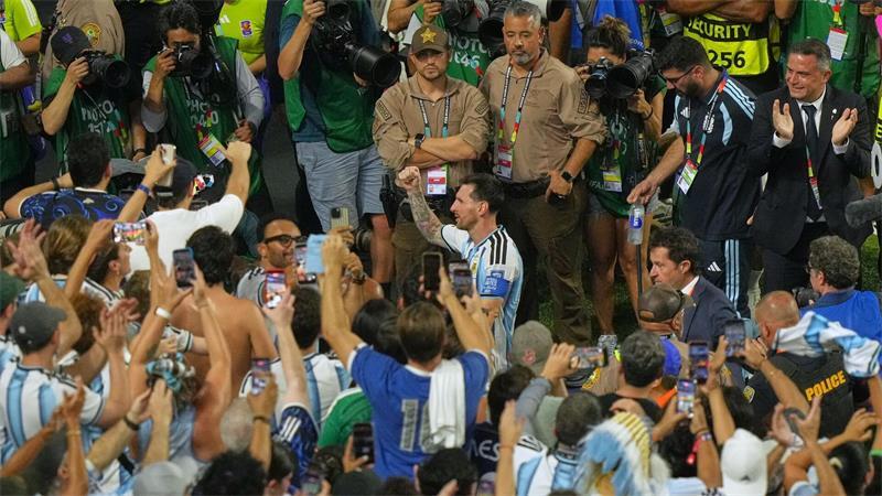 Lionel Messi nach dem Sieg gegen Kap Verde.