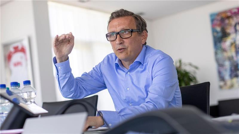 Lionel Souque ist Vorstandsvorsitzender der Rewe-Gruppe. (Archivbild)