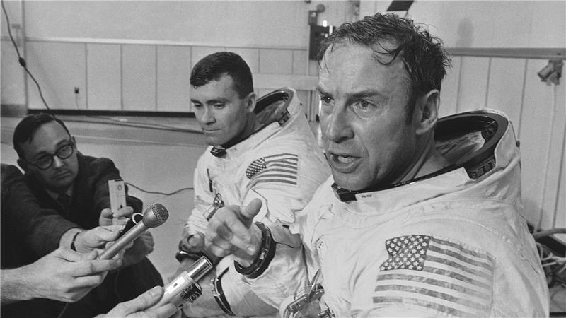Lovell war Kopf der Crew des Fluges von Apollo 13, der 1970 nach einem technischen Defekt beinahe in einer Katastrophe endete. (Archivbild)
