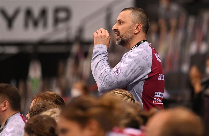 Luchse-Trainer Dubravko Prelcec trifft mit seinem Team am 24. August noch auf den Buxtehuder SV.