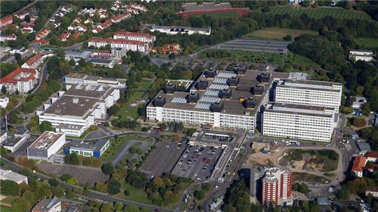 Luftaufnahme der Universitätsmedizin Göttingen (UMG).