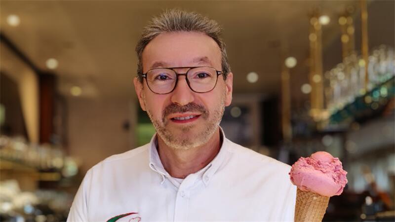 Luigi Gervasio vom Eiscafe Italia in Stade.