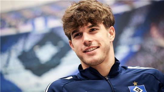 Luka Vuskovic spielt aktuell als Leihspieler für den Hamburger SV. (Archivbild)