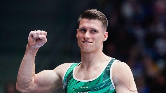 Lukas Dauser hat bei den deutschen Turn-Meisterschaften eine weitere starke Vorstellung gezeigt.