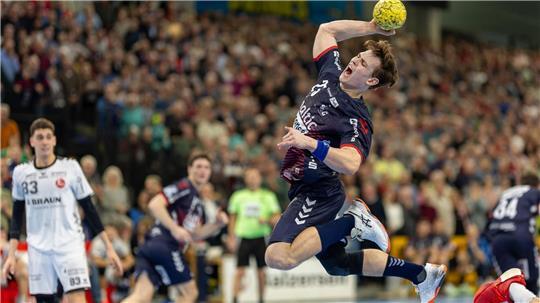 Lukas Jörgensen und die SG Flensburg-Handewitt spielten in Göppingen.