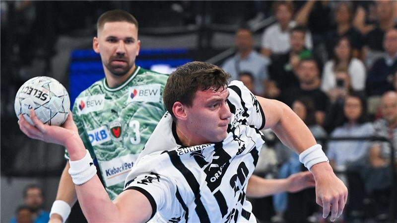 Spannender Auftakt: Kiel ringt Erlangen nieder Lukas Laube und der THW Kiel spielten beim HC Erlangen. (Archivbild)
