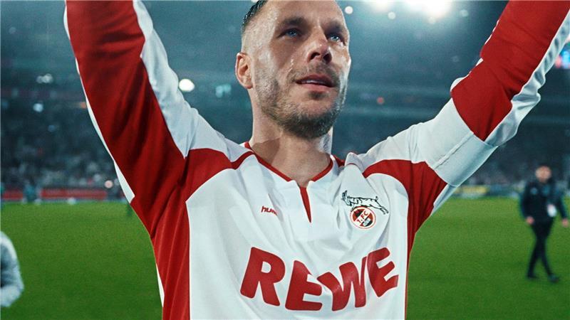 Lukas Podolski in einer Szene des Dokumentarfilms „Poldi“ über Lukas Podolski (undatierte Aufnahme).