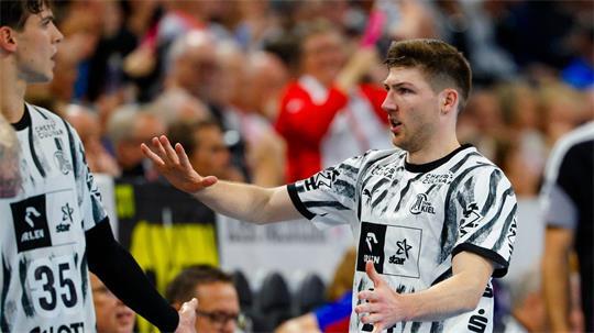 Lukas Zerbe und der THW Kiel spielten beim HC Erlangen. (Archivbild)