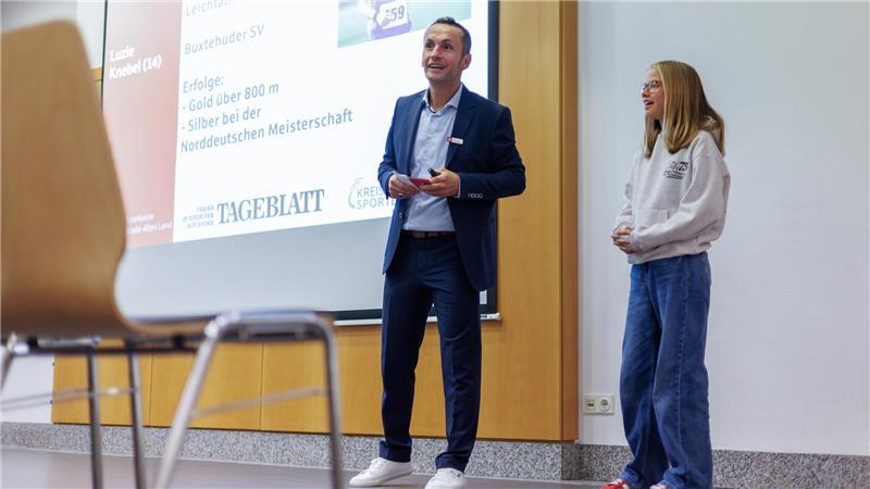 Luzie Knebel wurde Zweite beim Sportstipendium.