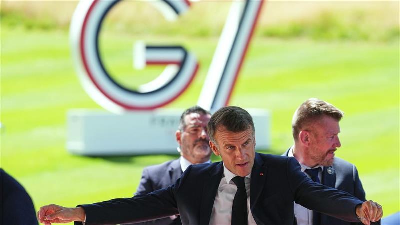 Hoffnungsschimmer und Herausforderungen zum G7-Auftakt Macron hat als Gastgeber eine lange Liste von Themen erstellt.