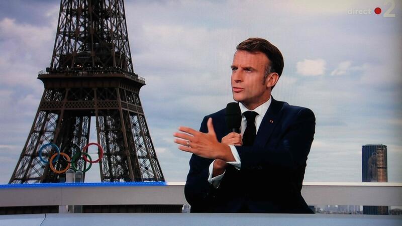 Macron möchte Céline Dion bei der Olympia-Eröffnungsfeier begrüßen.