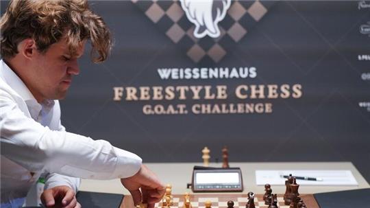 Magnus Carlsen bei einem SChachturnier.