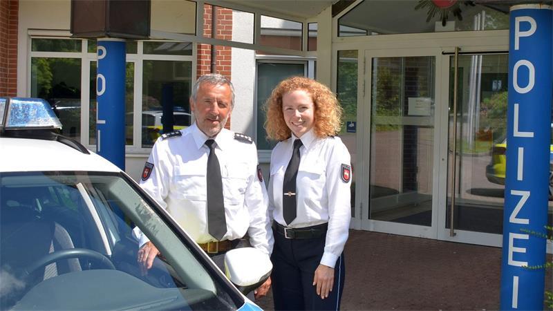 Mailin Bartels übernahm 2024 die Kommissariatsleitung in Buxtehude von Robert Schlimm.