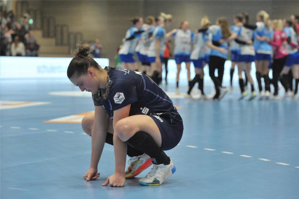 Maj Nielsen ist niedergeschlagen nach der erneuten Niederlage.