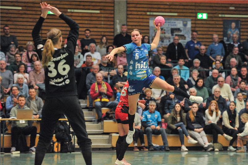 BSV-Dauerbrennerin Maj Nielsen zieht Bilanz Maj Nielsen und der Buxtehuder SV bestreiten am Samstag das letzte Saisonspiel. Foto: Jan Iso Jürgens