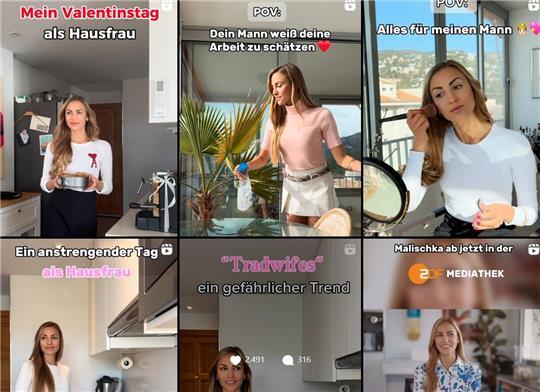 Malischka hat eine vordergründige Hauptbeschäftigung: Hausfrau. Sie ist aber auch eine Influencerin mit mehr als 30.000 Followern. Dies ist ein Screenshot ihres Accounts (Instagram: xmalischka_)
