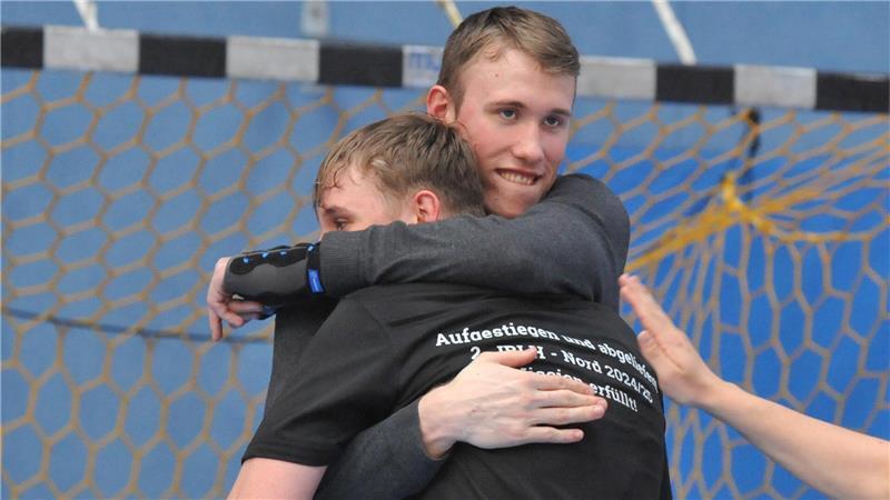 Malte Hagedorn mit seinem älteren Bruder und Vorbild Ole.