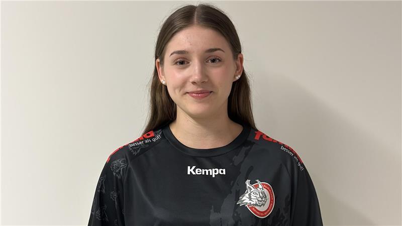 Malu Sperling im Luchse-Trikot.