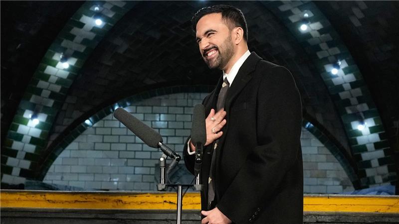 Mamdani nach seiner Vereidigung.