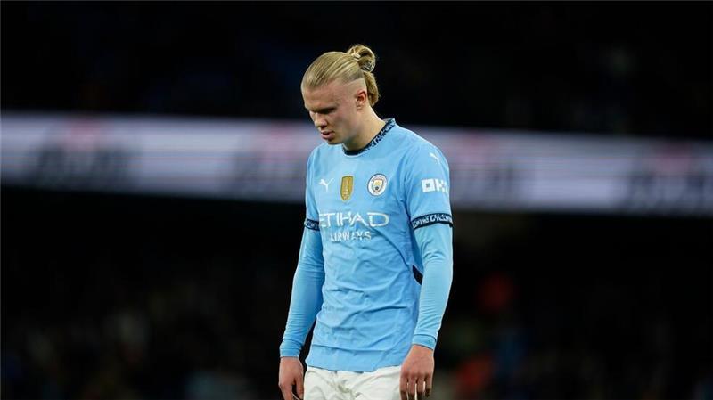 Debakel für Guardiola: Man City verliert 0:4 gegen Tottenham Man Citys Toptorjäger Erling Haaland ließ viele Chancen ungenutzt.