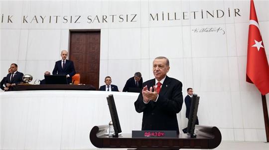Man habe keine Problem mit dem Staat Israel, verurteile aber die „Gräueltaten“ Israels im Gazastreifen, sagt der türkische Präsident Recep Tayyip Erdogan.