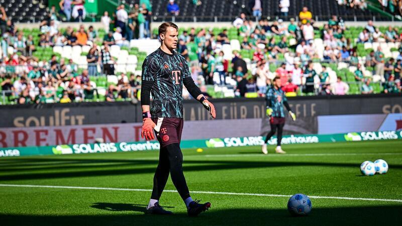 Bayern ohne Manuel Neuer in Bremen Manuel Neuer musste in Bremen nach dem Aufwärmen doch passen.