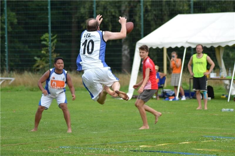 Wenn Team Fumbananana die WM gewinnt: Was es mit der Sportart Jokeiba auf sich hat Manuel Reiter sorgte im Finale für viele Punkte. Foto: Scholz