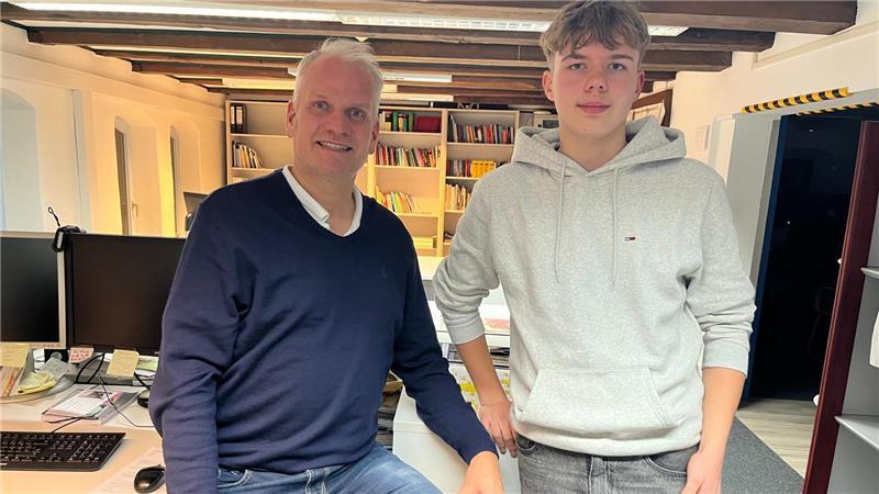 Marc Höper (links) und Lennardt Gotthardt setzen sich für die Interessen der Schüler ein.