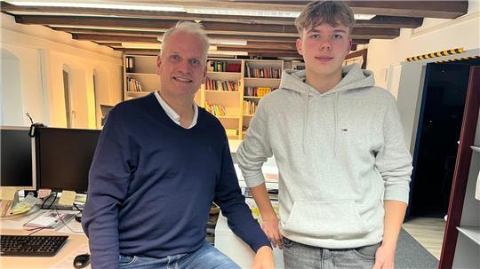 Marc Höper (links) und Lennardt Gotthardt setzen sich für die Interessen der Schüler ein.