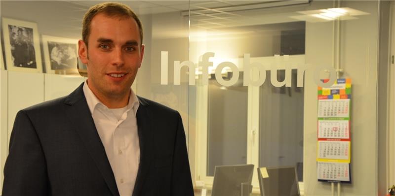 Marco Dibbern hat kürzlich die Leitung des Gründungs- und Innovationszentrums von Karen Ulferts übernommen. Foto von Allwörden