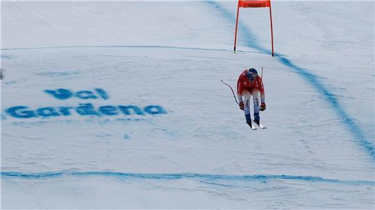 Marco Odermatt zeigte auf der Saslong-Piste wieder mal eine famose Fahrt.