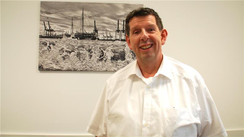 Marco Robinson in seinem neuen Behandlungszimmer.