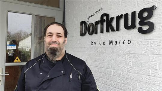 Marco de Marcos hat bereits eine Wochenausgabe von „Mein Lokal, Dein Lokal" gewonnen. Bis heute läuft sein Laden in Lunestedt hervorragend.Foto: Frey