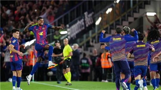 Marcus Rashford ließ den FC Barcelona und seine Fans bereits in der 9. Minute jubeln. 