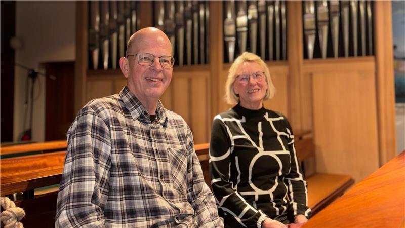 Maria und Martin Schimmöller freuen sich auf ein letztes Orgelkonzert in der Kirche St. Michael.