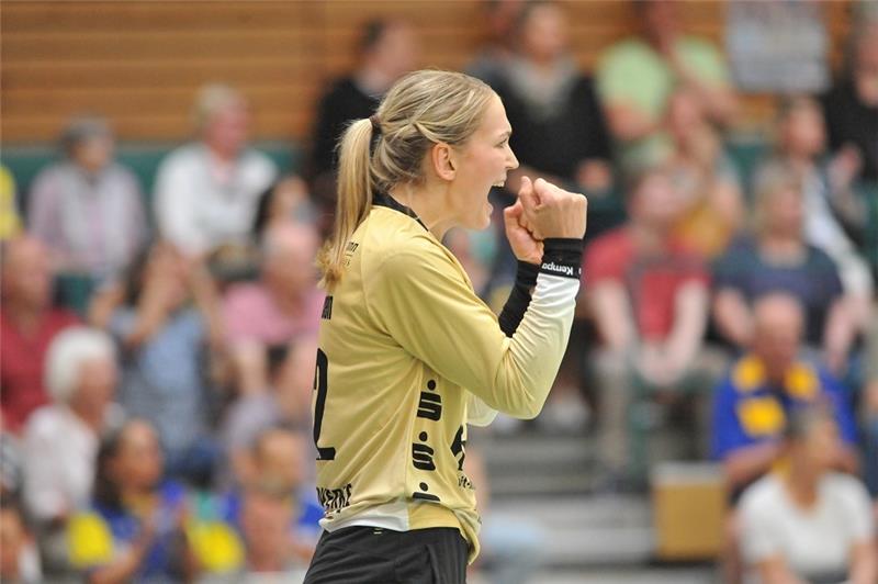 Marie Andresen war ein starker Rückhalt für den BSV - Fans und Experten wählten sie zur BSV-Spielerin der Saison. Foto: Jan Iso Jürgens