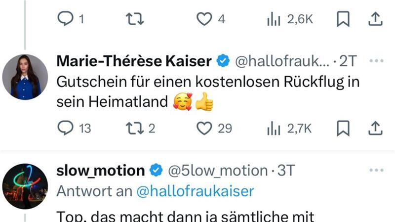 Marie-Thérèse Kaiser (AfD) will den Retter von Hamburg zurück nach Syrien schicken.