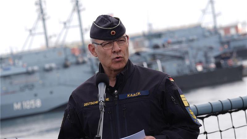 Marineinspekteur Kaack sieht seine Einheiten für einen möglichen Minensucheinsatz in der Straße von Hormus vorbereitet.