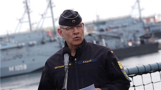 Marineinspekteur Kaack sieht seine Kräfte für einen möglichen Anti-Minen-Einsatz in der Straße von Hormus gerüstet.