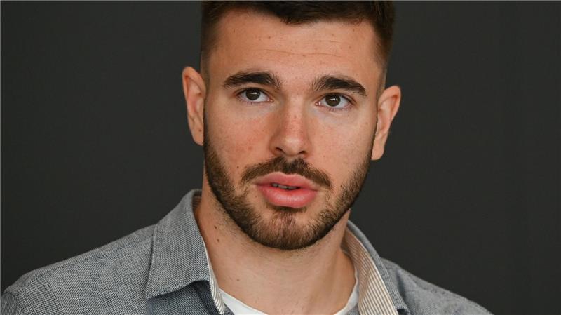 Mario Vuskovic, hier bei einer Verhandlung vor dem DFB-Sportgericht im März 2023, arbeitet an seinem Comeback. (Archivbild)