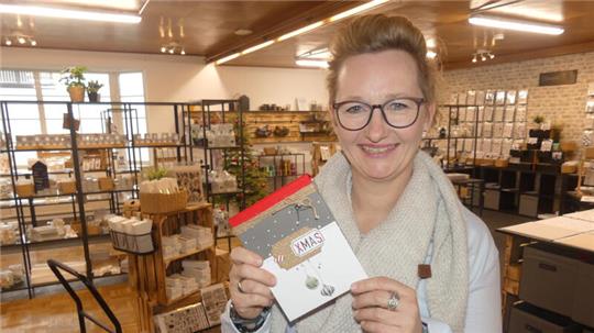 Marion Donner von der Creative Depot GmbH im Ladengeschäft im ehemaligen „Bauernstübchen“. Ihre Geschäftspartnerin Iris Plate ist zwar sehr kreativ - aber fotoscheu.
