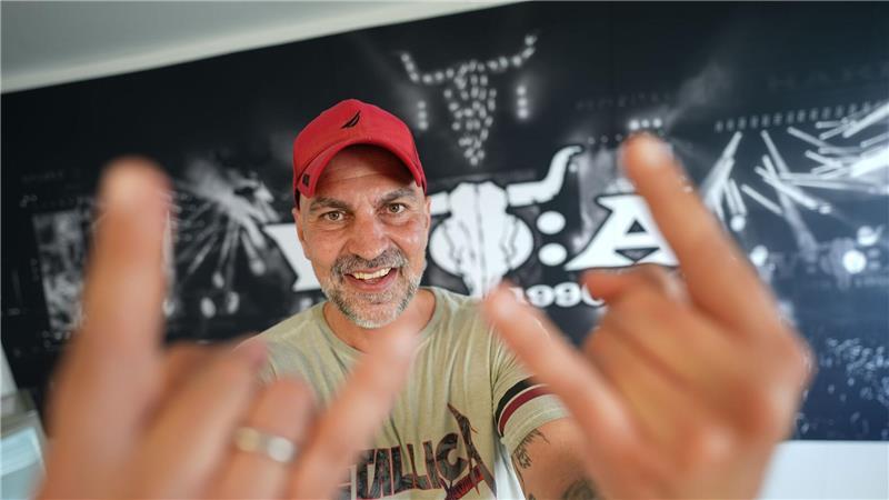 Markus Babbel, alias „DJ Bavaria“, legt auf dem Wacken Open Air auf. 