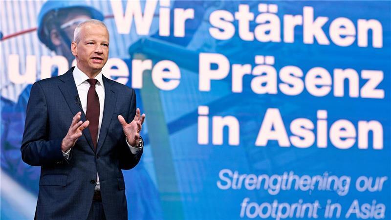 Markus Kamieth war Asien-Chef der BASF, bevor er 2024 zum neuen Vorstandsvorsitzenden des Konzerns wurde und Martin Brudermüller ablöste. (Archivbild)