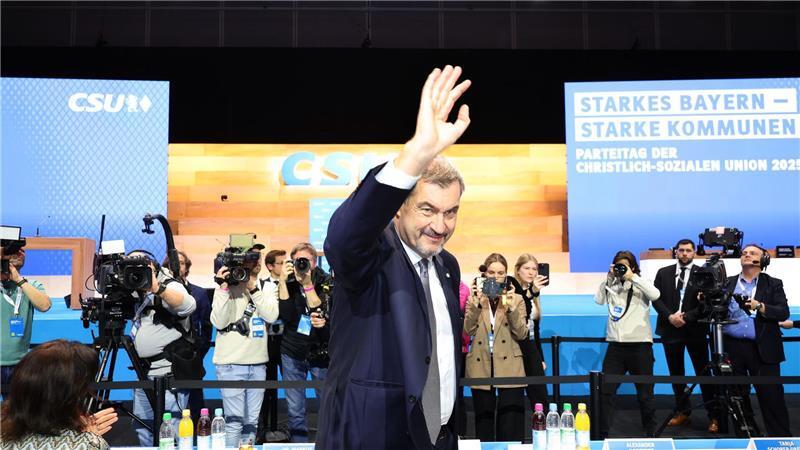 Söder fährt bisher schlechtestes Ergebnis als CSU-Chef ein Markus Söder sieht die CSU voll auf Kurs.