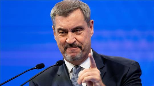 Markus Söder wurde als CSU-Chef wiedergewählt.