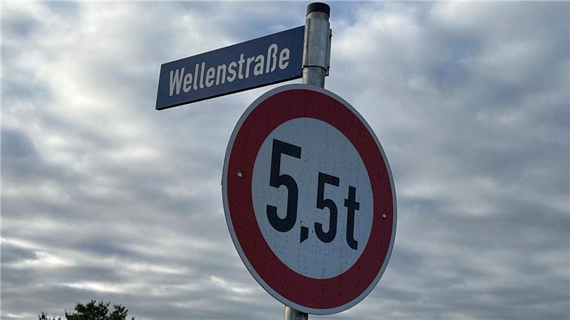 Marode: Maximal 5,5 Tonnen sind noch erlaubt in der Wellenstraße.