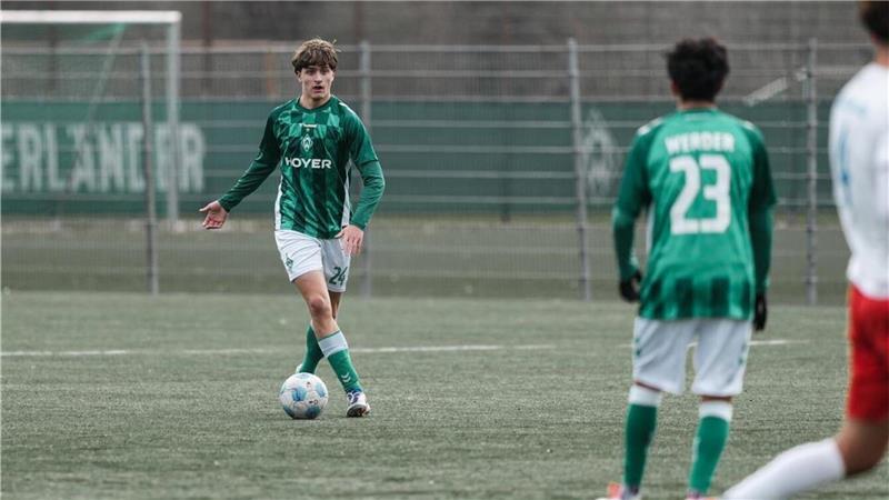 Marten Buck spielt seit dieser Saison für die U17 des SV Werder Bremen.