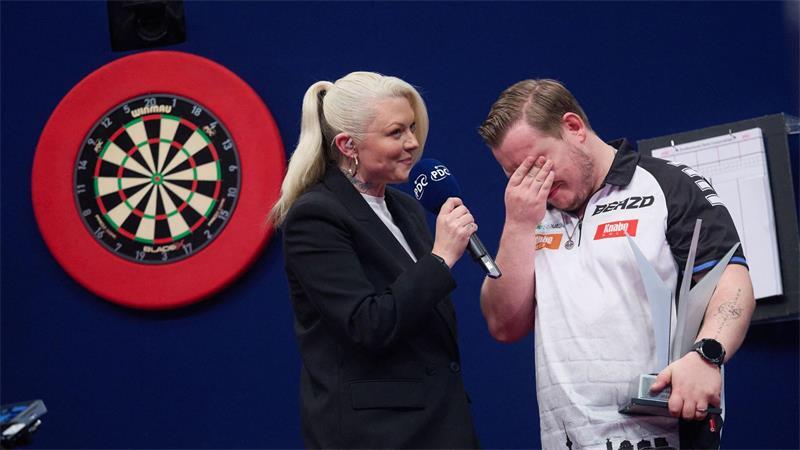 Martin Schindler kämpfte nach dem Finale mit den Tränen.